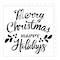 6 Pack: Holidays Stencils by Craft Smart®, 12" x 12"